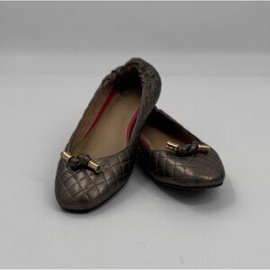 Lily Pulitzer Quilted Not Another Ballet Flats With Bow Accent  Size 7